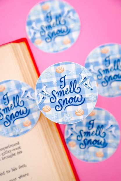 I Smell Snow Sticker