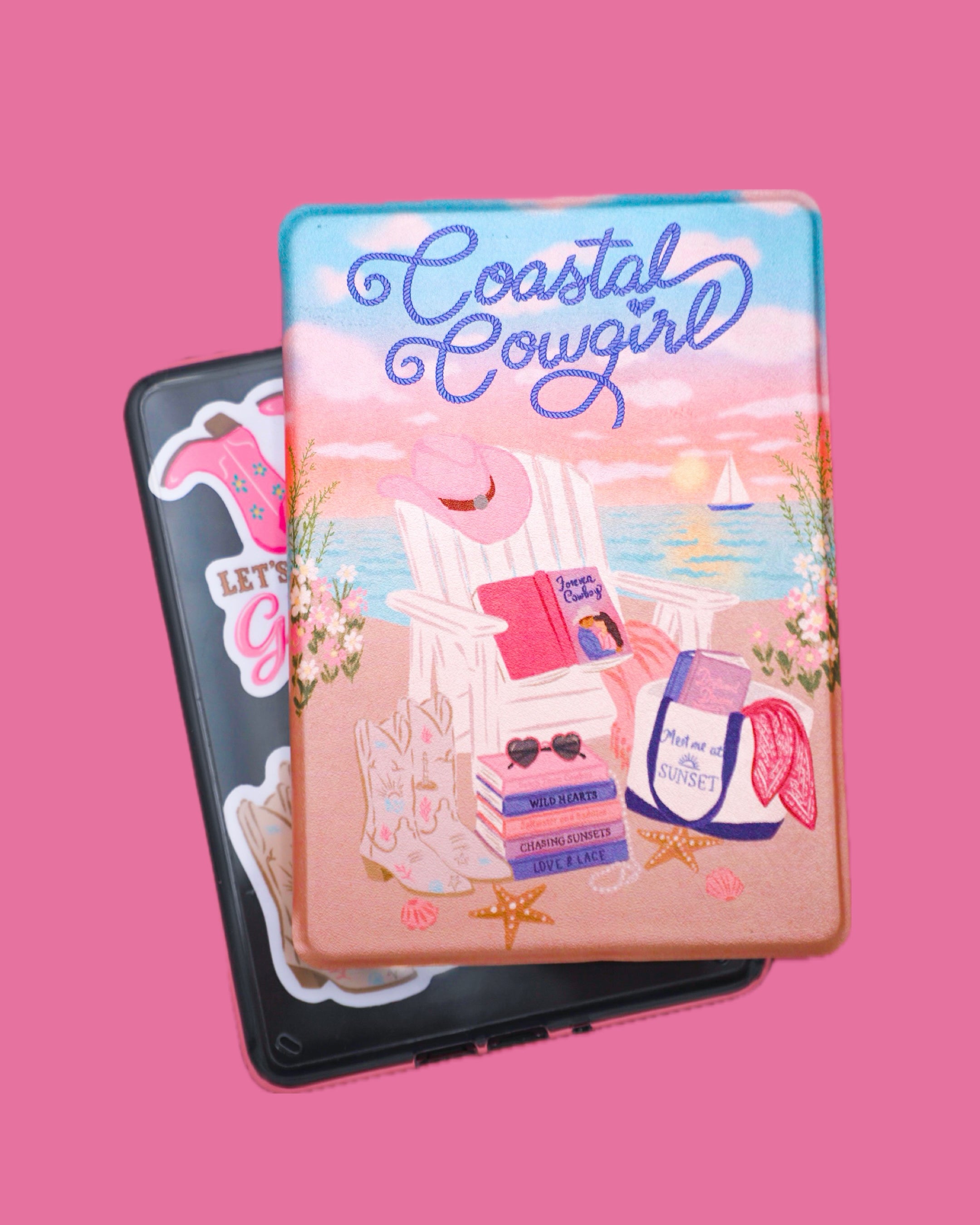 Coastal Cowgirl Clear Back Kindle Case