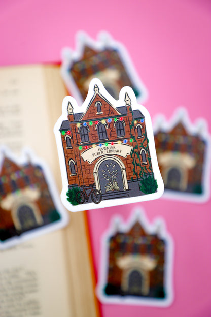 Hawkins Public Library Sticker