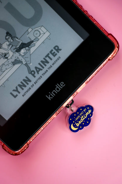 I Read Past My Bedtime Kindle Charm