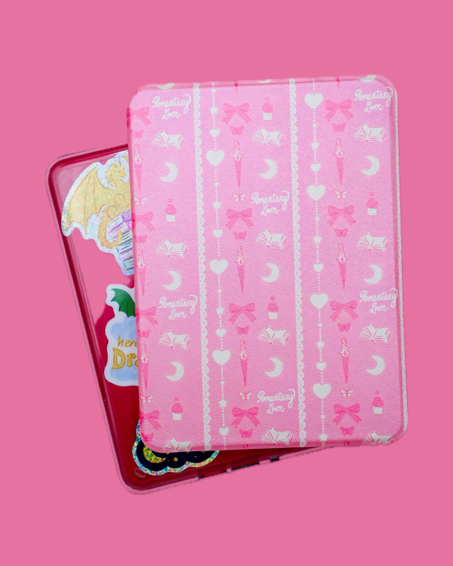 Romantasy Lover Clear Back Kindle Case
