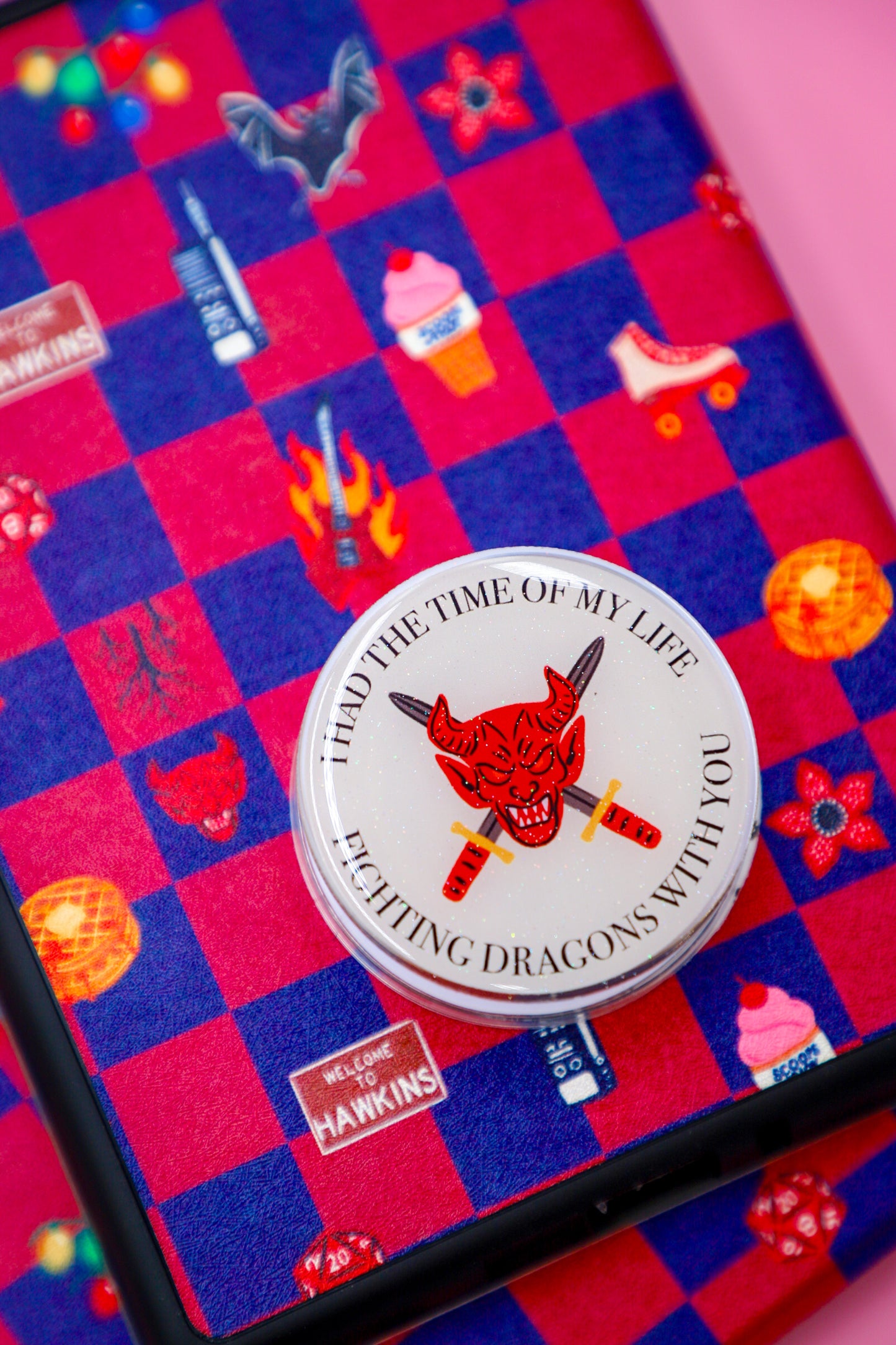 I Had the Time of My Life Fighting Dragons with You Glitter MagSafe Phone Grip