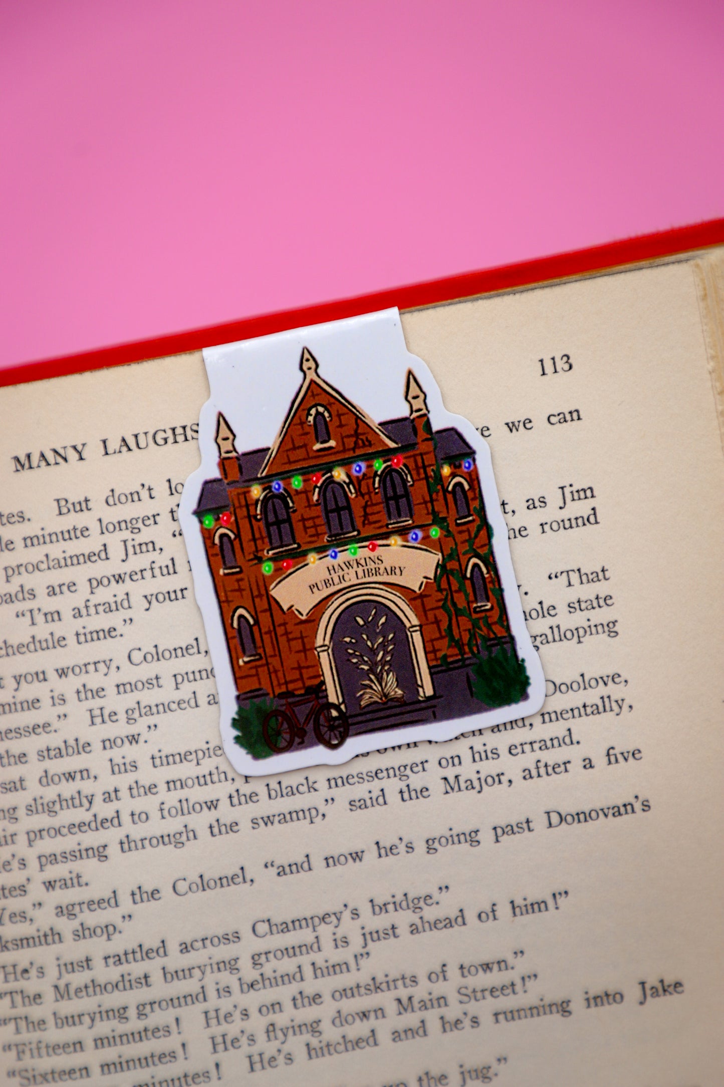 Hawkins Public Library Magnetic Bookmark