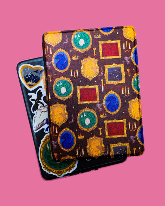 Hall of Dragons Clear Back Kindle Case