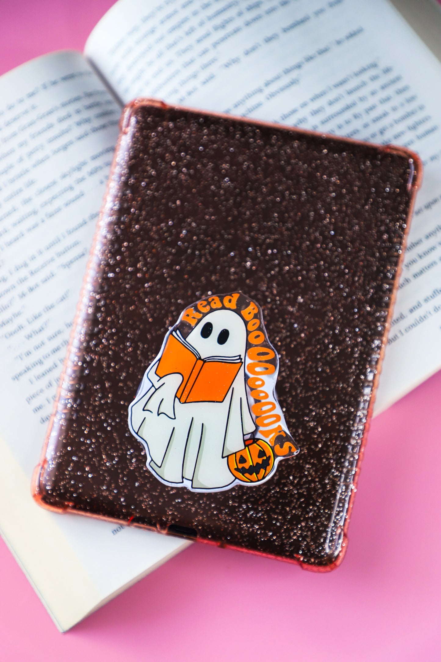 Read Booooks Glitter Phone Grip