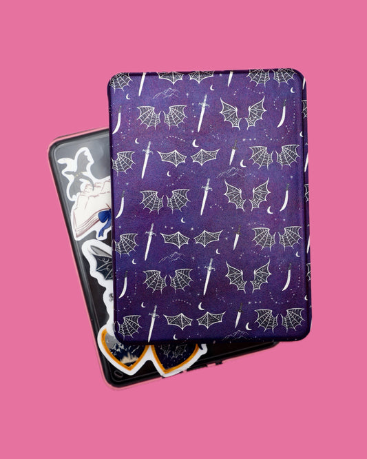 Wings of Night Clear Back Kindle Case