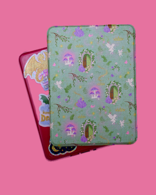 Enchanted Garden Clear Back Kindle Case