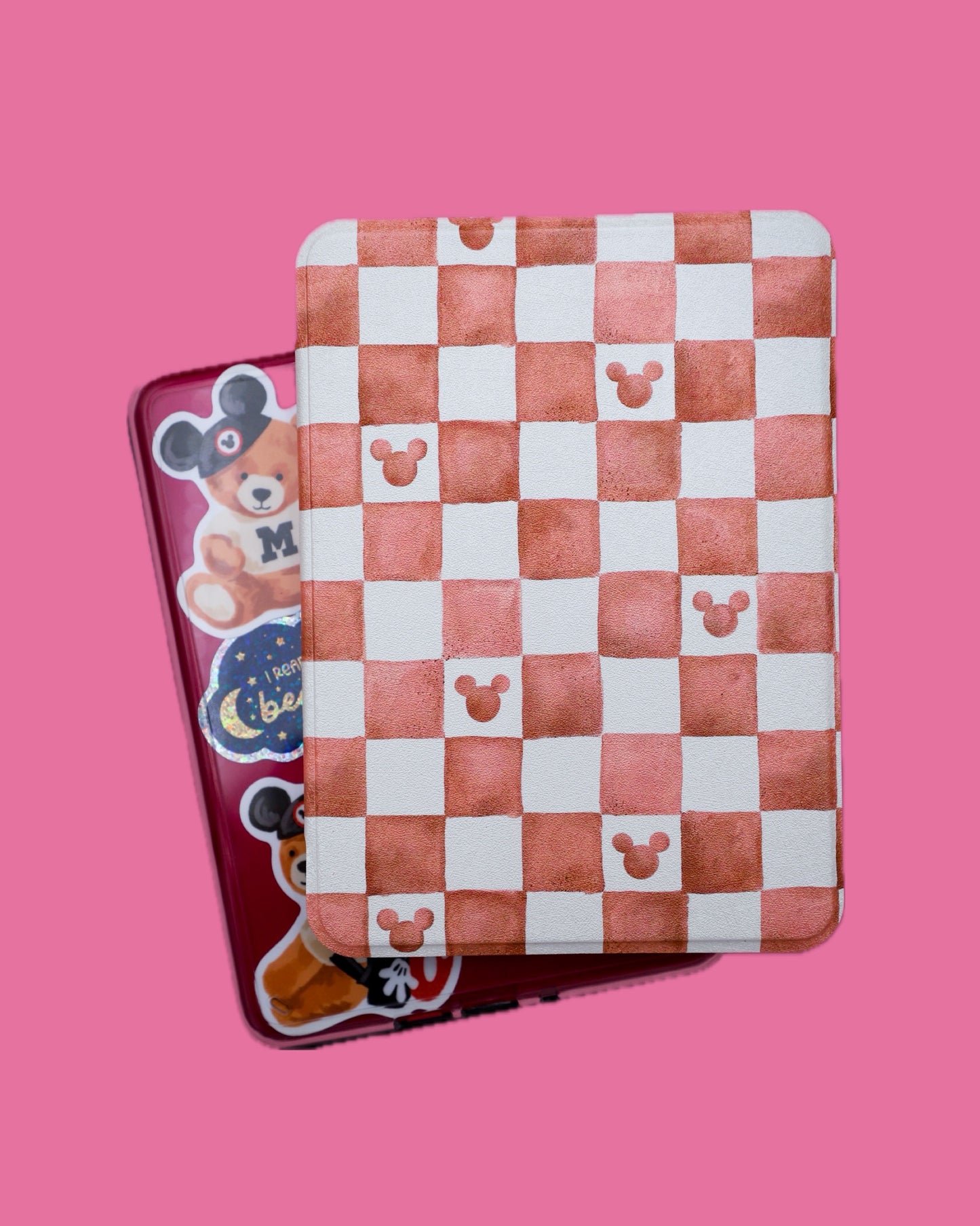 Main Street Mocha Clear Back Kindle Case
