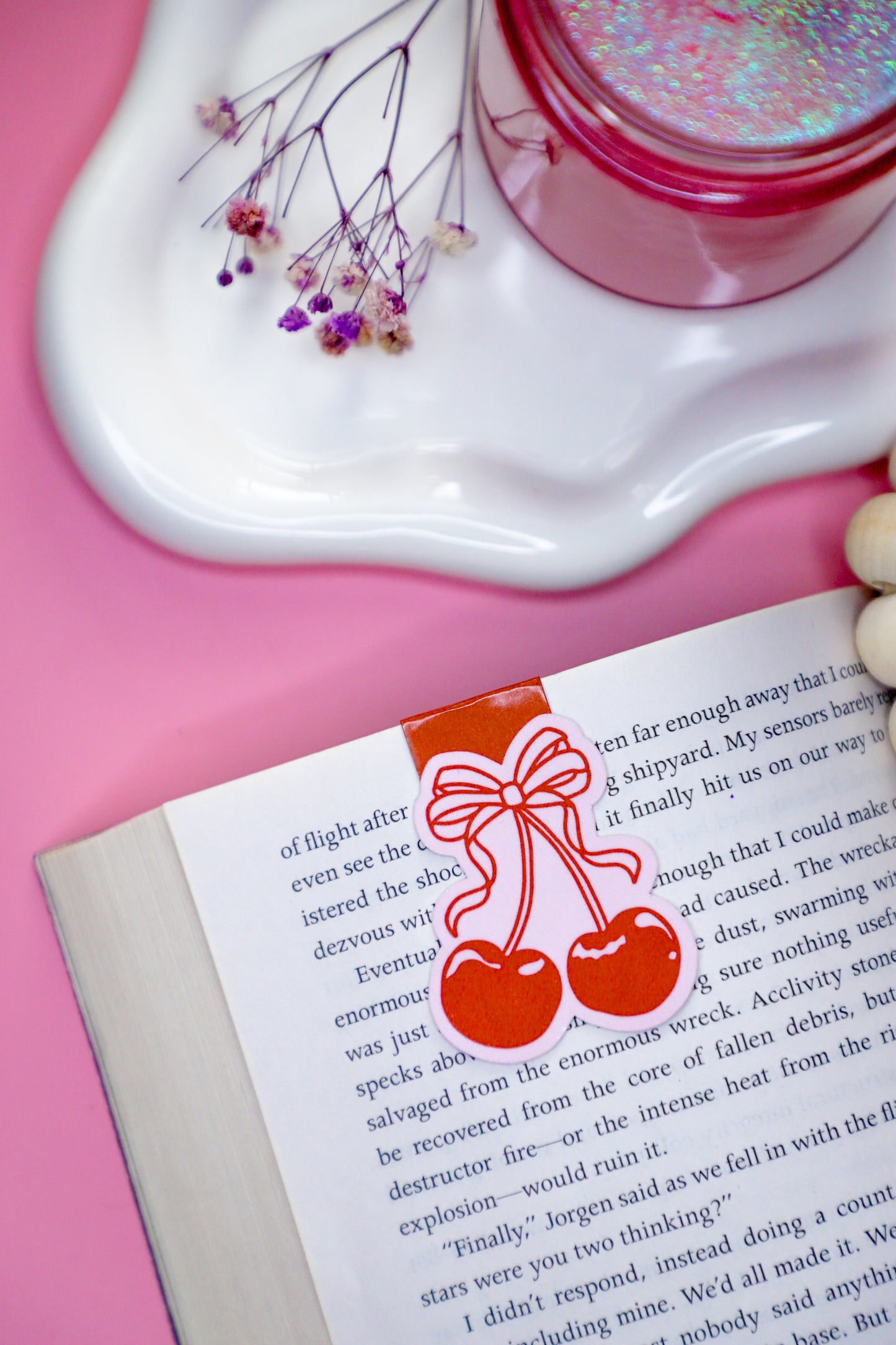 Cherries Magnetic Bookmark