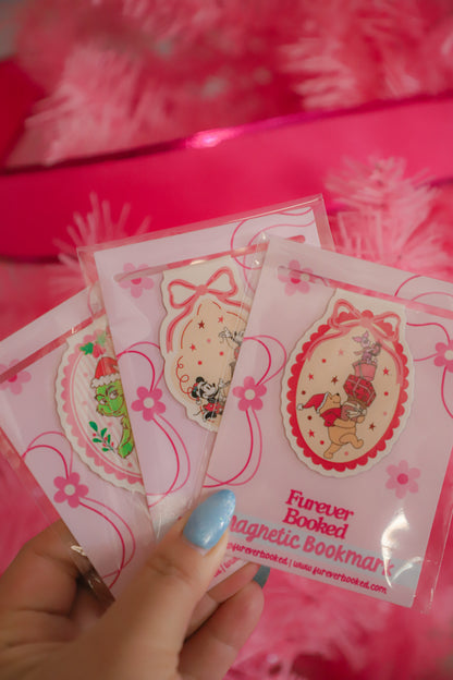 3 Random Holiday Magnetic Bookmarks