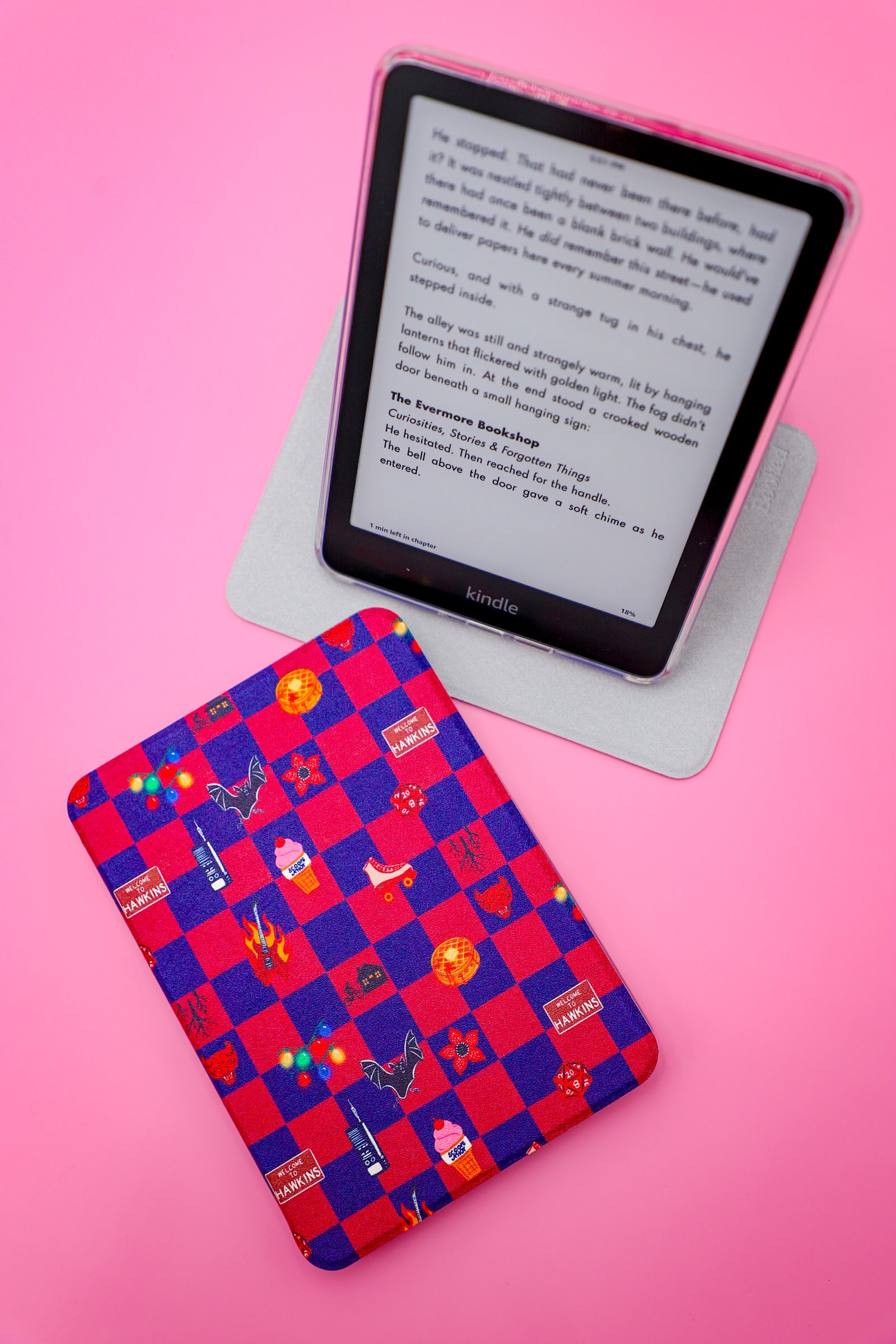 Welcome To The Upside Down Detachable Cover Kindle Case