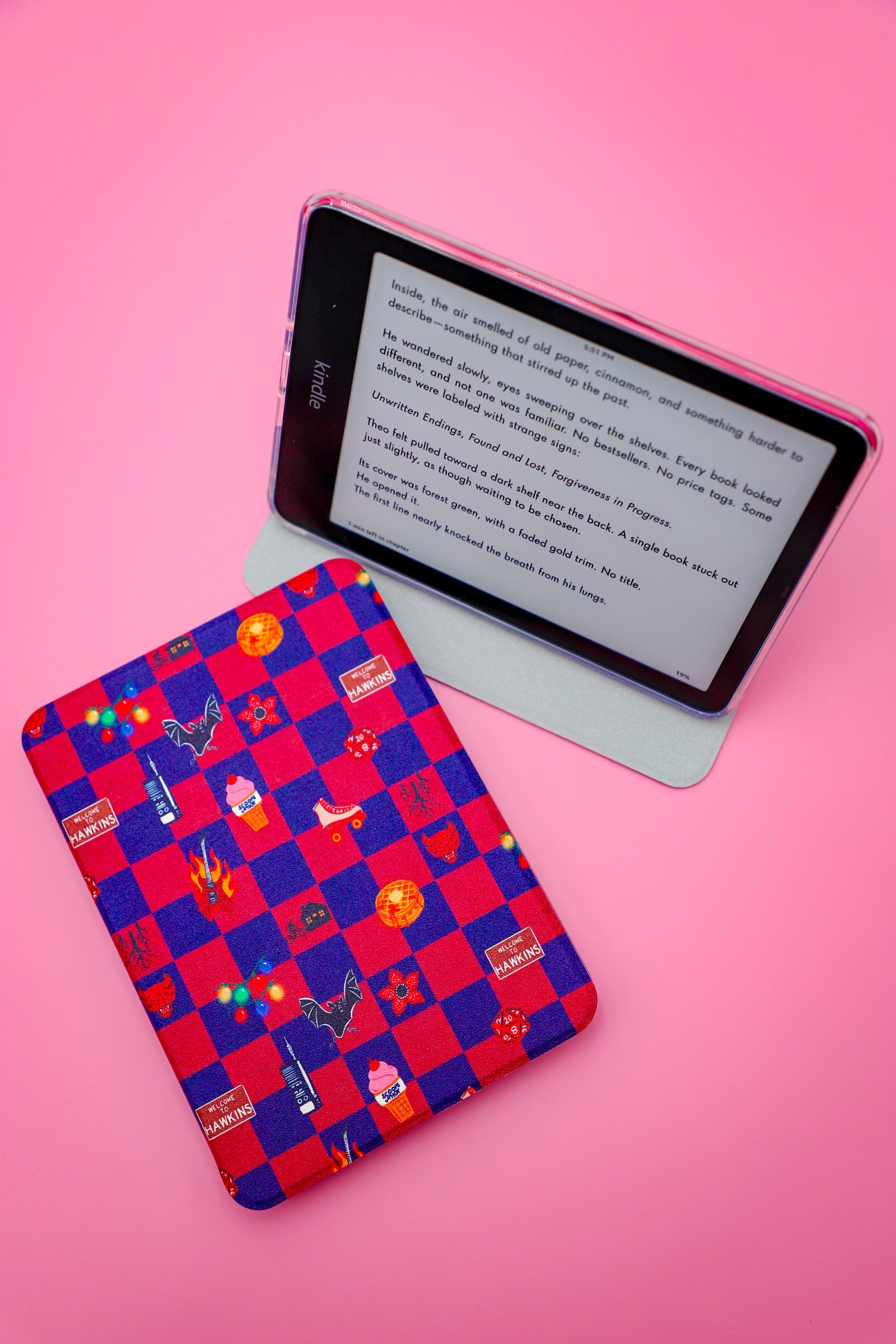 Welcome To The Upside Down Detachable Cover Kindle Case