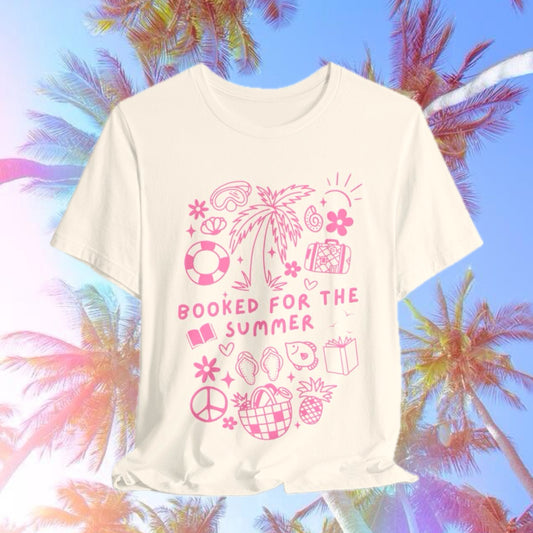 Booked For The Summer T-Shirt (BELLA + CANVAS)