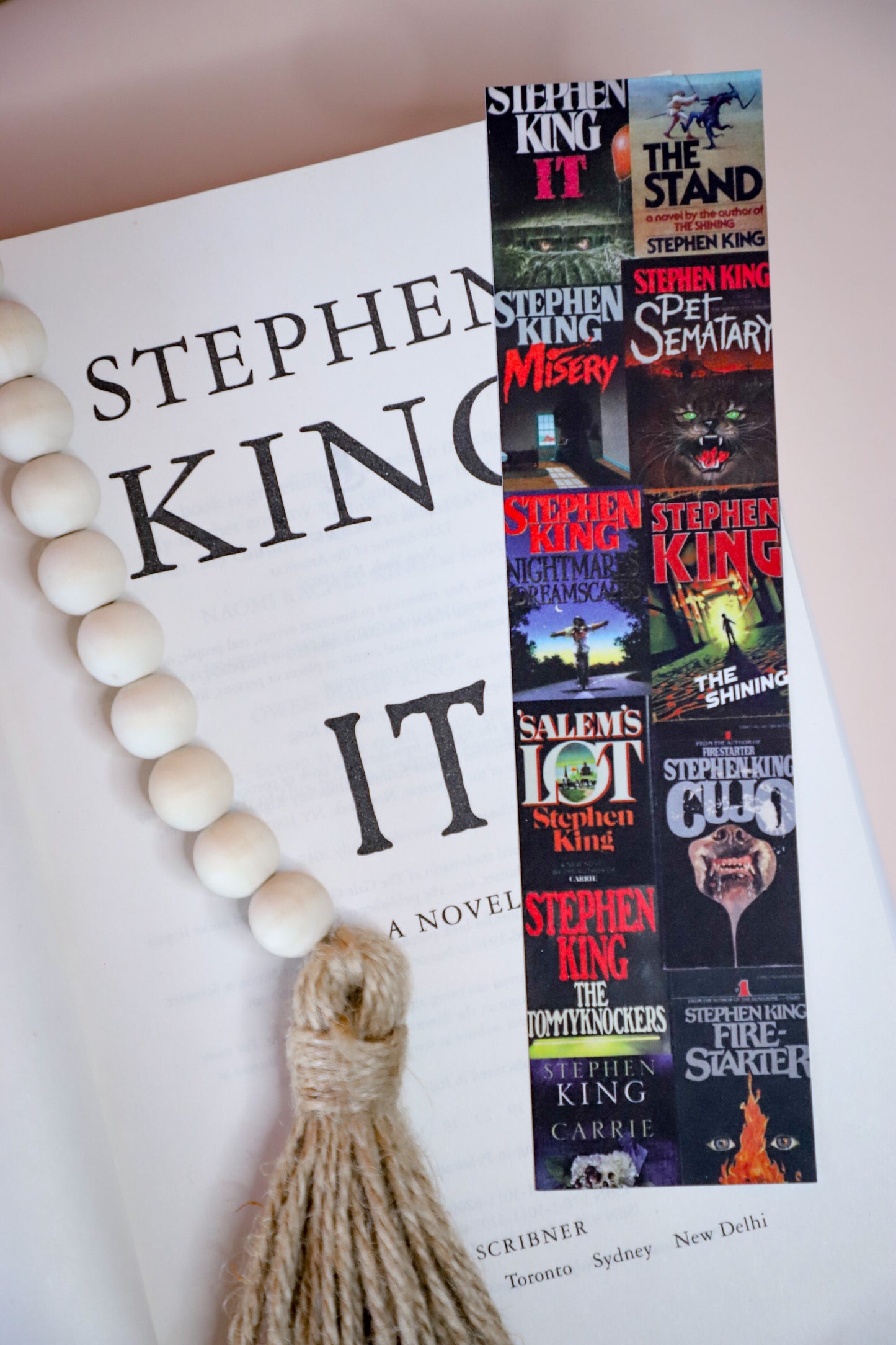 Stephen King Books Bookmark