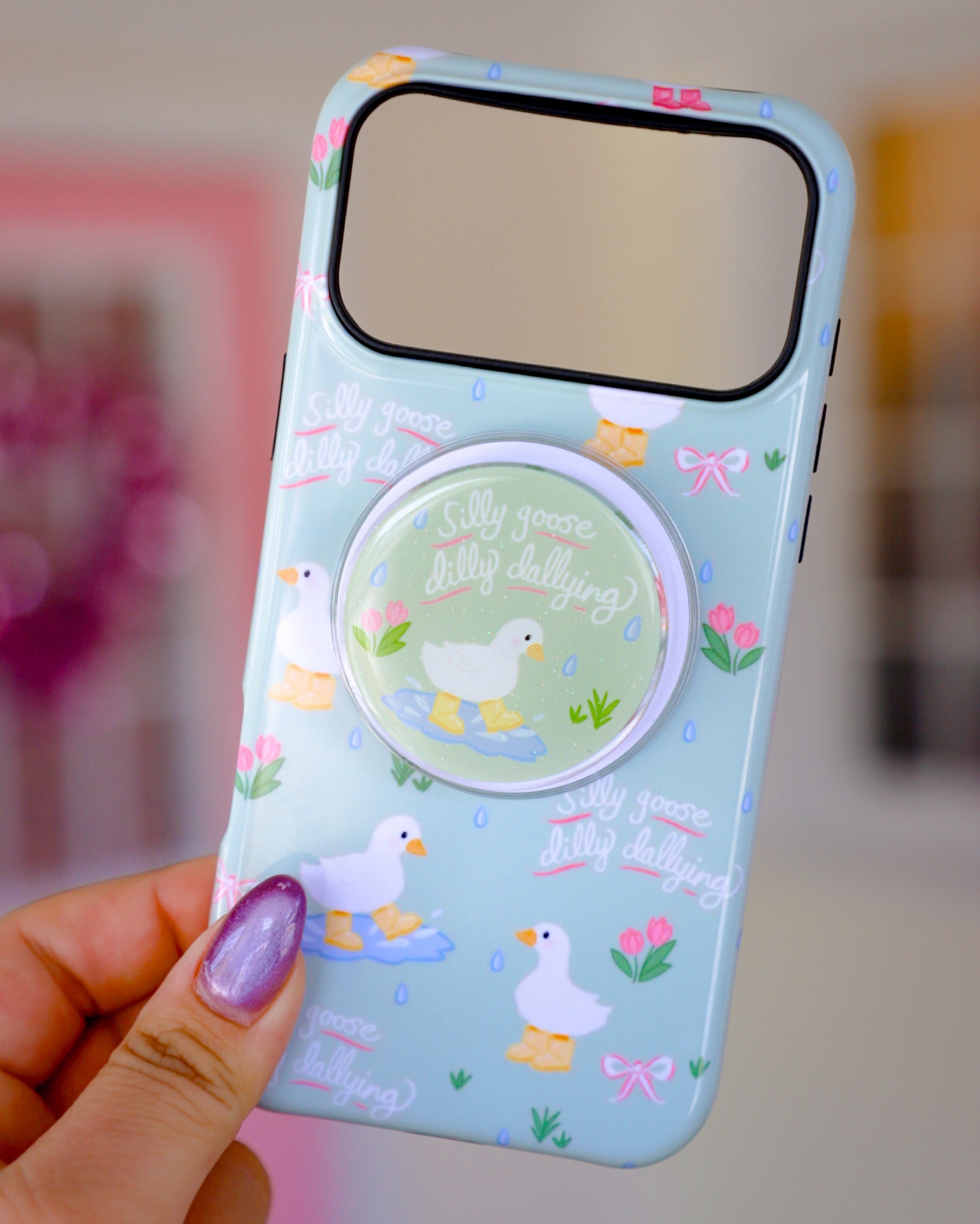 Silly Goose Dilly Dallying MagSafe Phone Grip