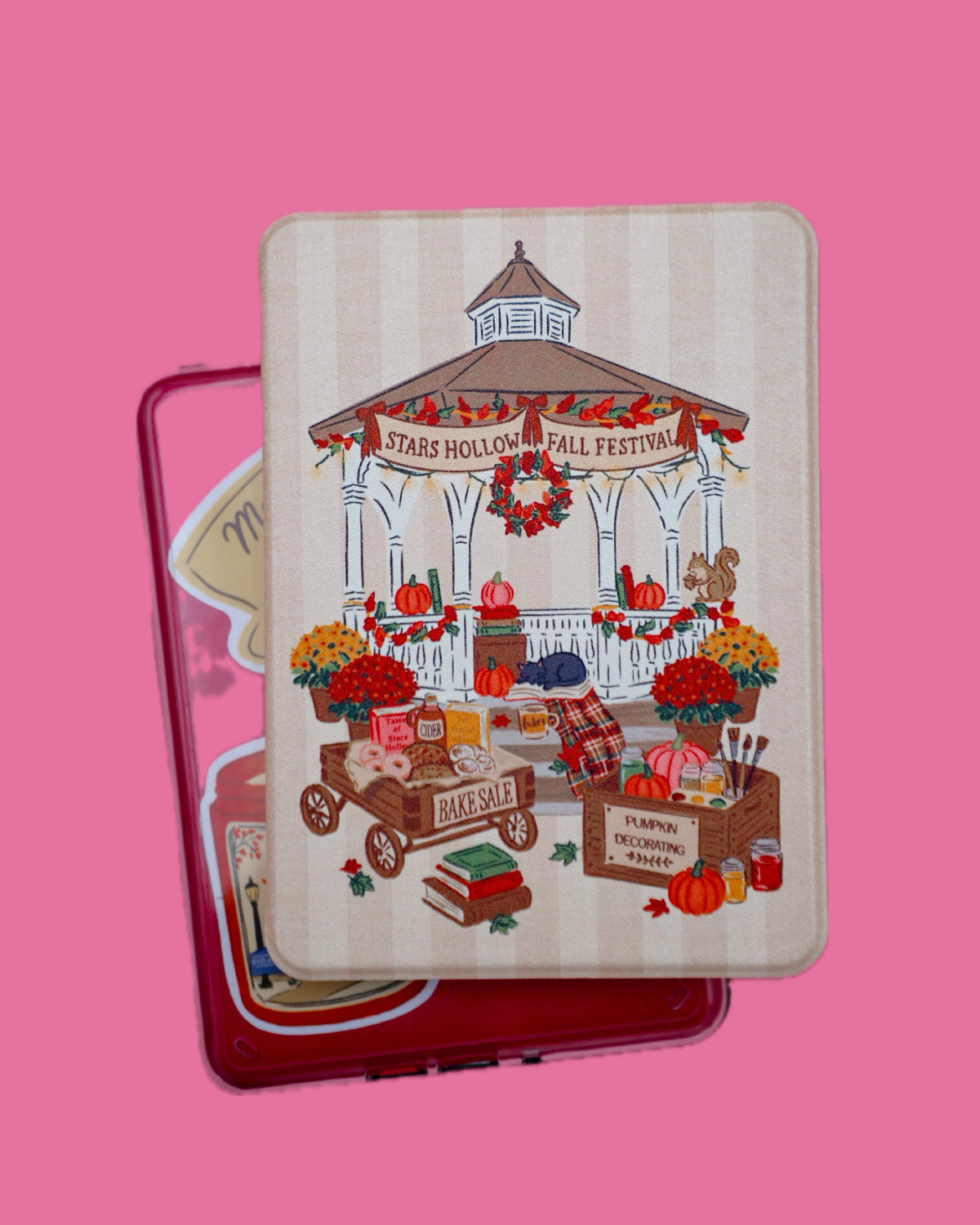Stars Hollow Fall Festival Clear Back Kindle Case