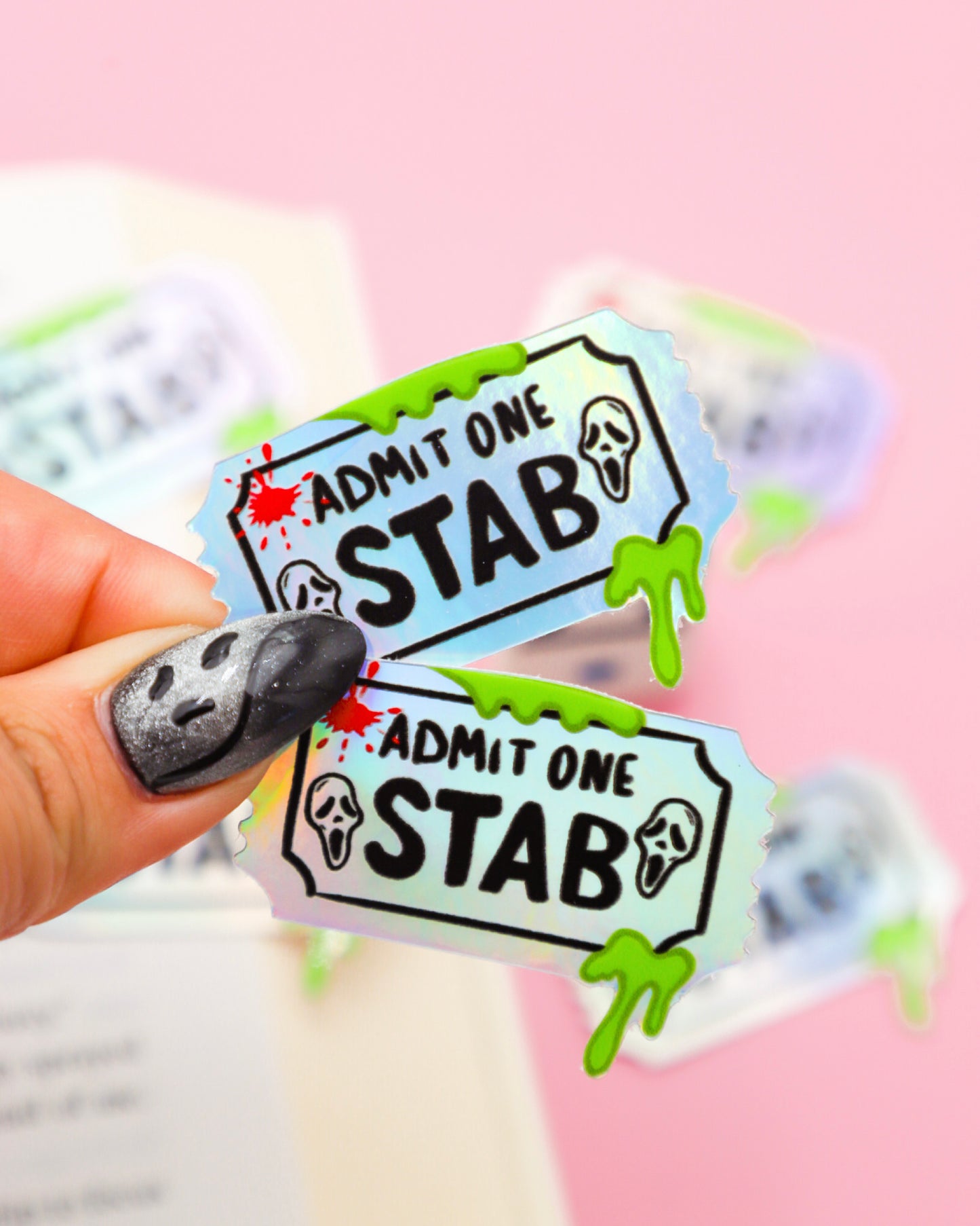 Admit One Sticker