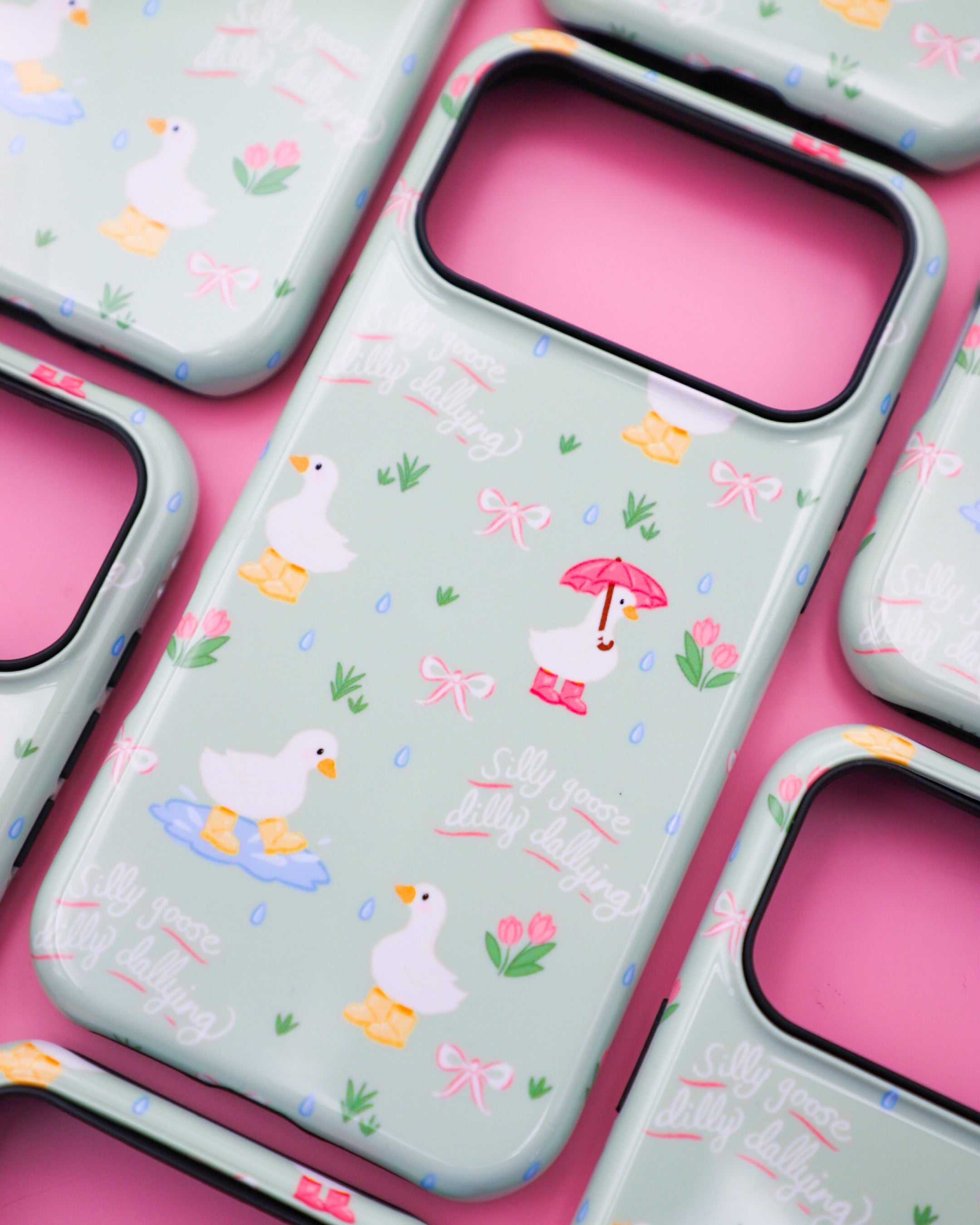 Silly Goose Dilly Dallying MagSafe iPhone Case
