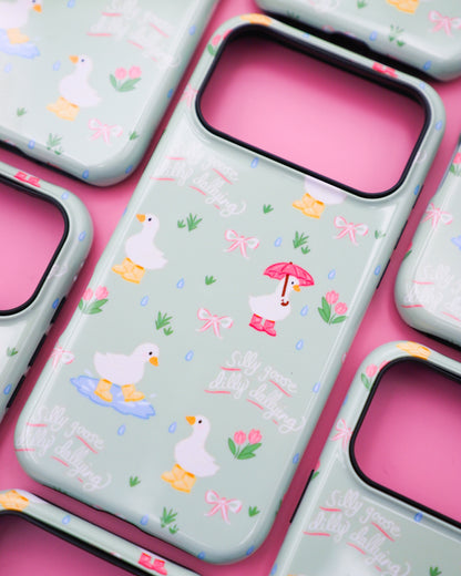 Silly Goose Dilly Dallying MagSafe iPhone Case