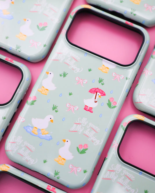 Silly Goose Dilly Dallying MagSafe iPhone Case