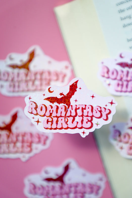 Romantasy Girlie Glitter Sticker