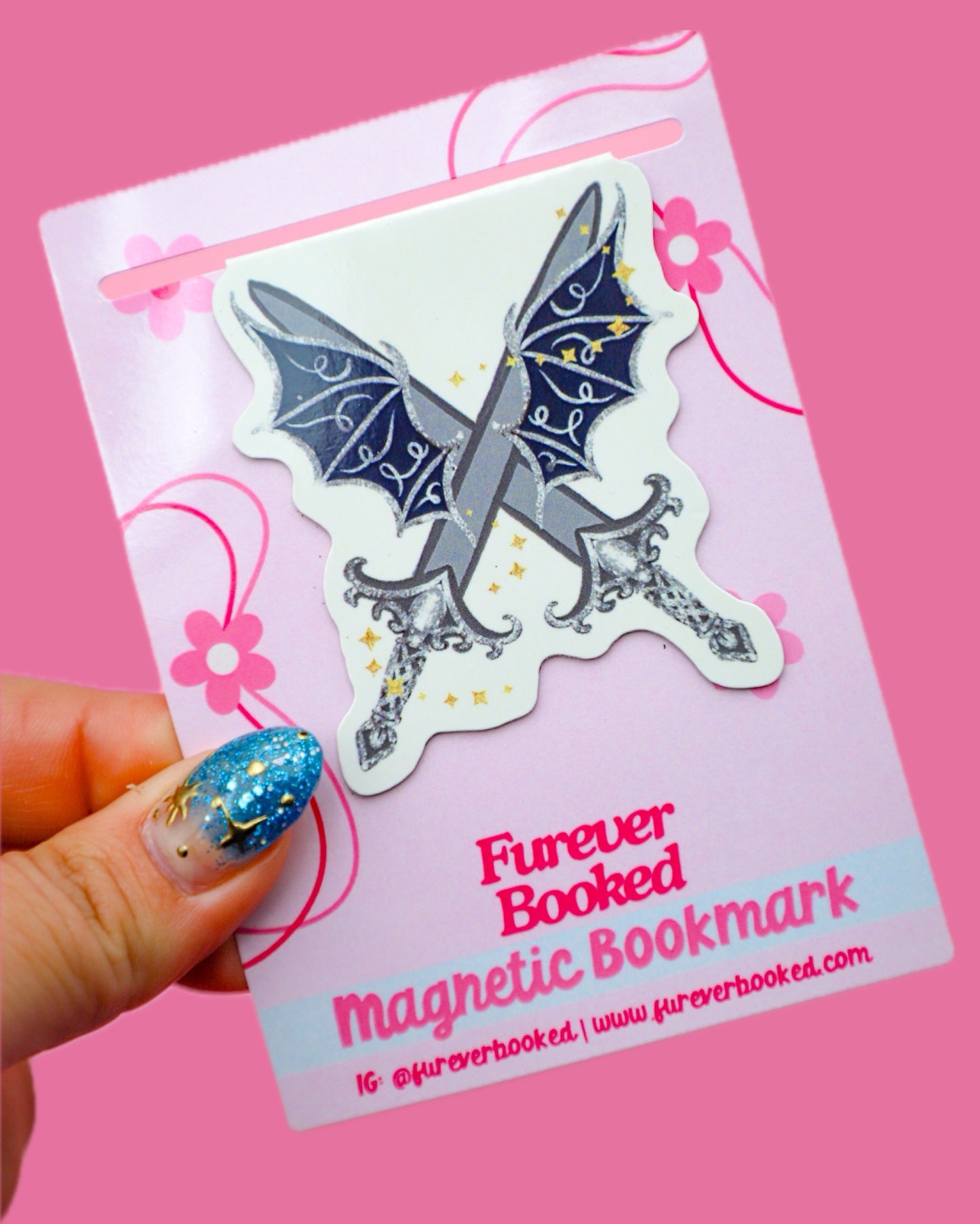 Wings of Night Magnetic Bookmark