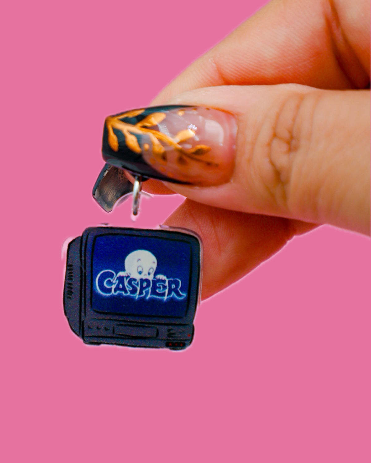 Boo TV Kindle Charm