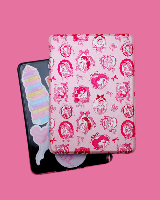 Princess Romance Club Clear Back Kindle Case