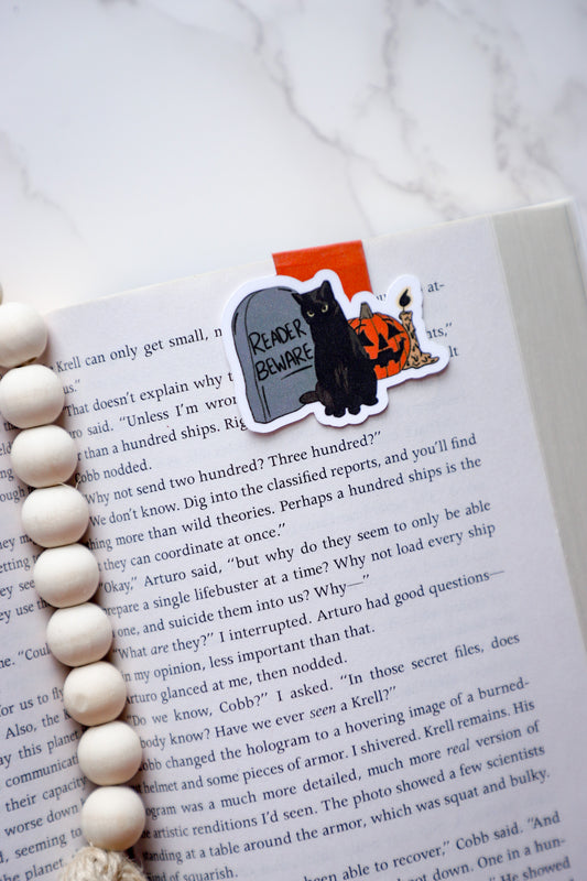 Reader Beware Binx Magnetic Bookmark