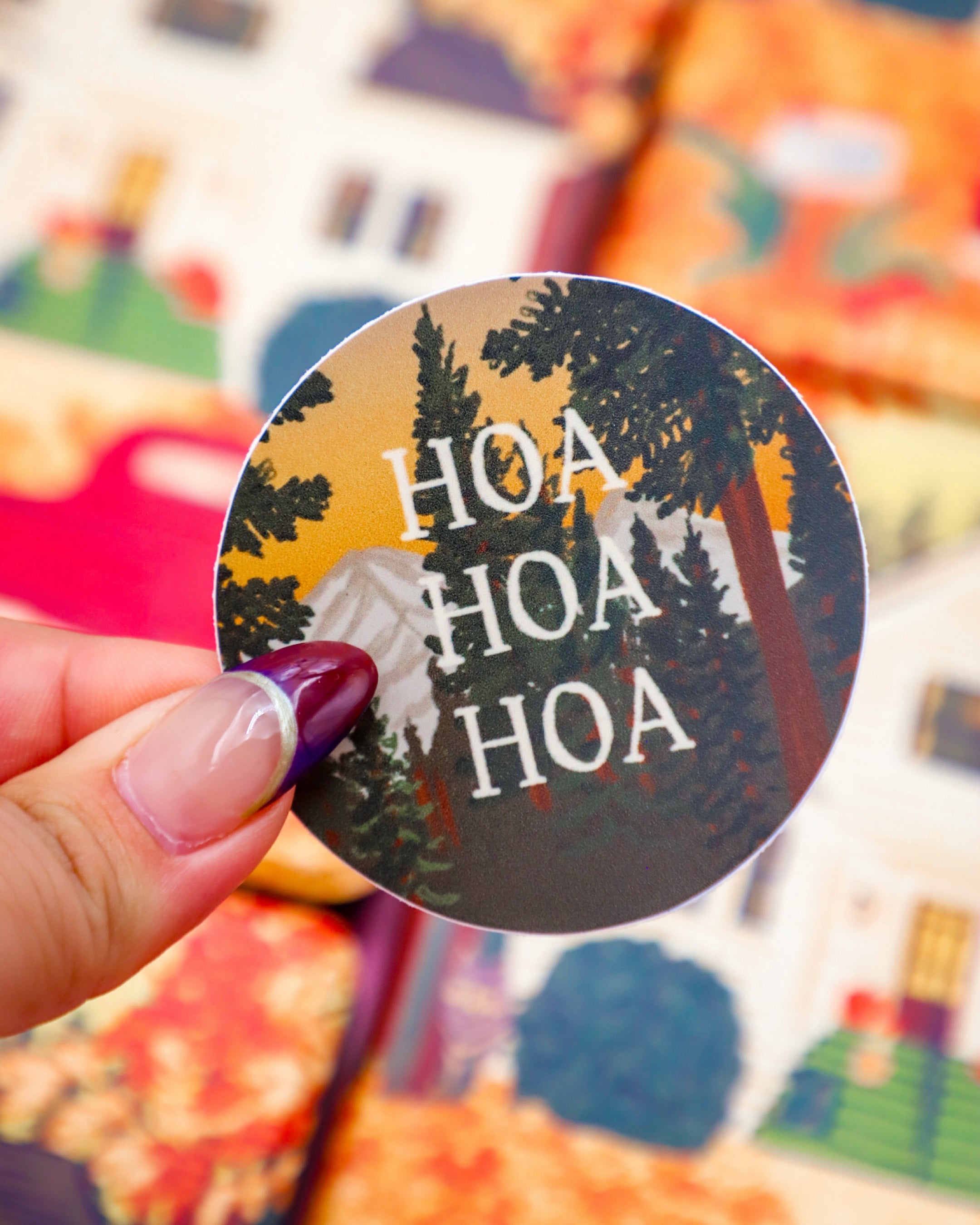 Hoa Hoa Hoa Sticker