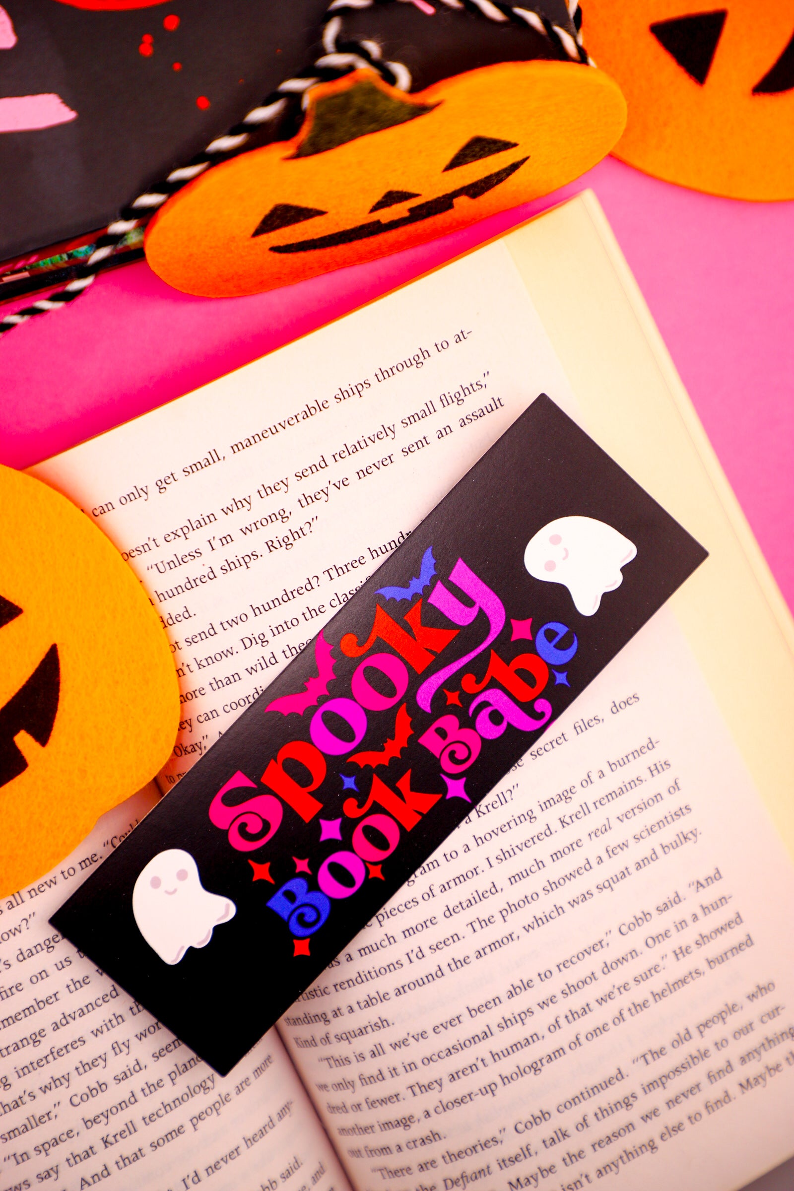 Spooky Book Babe Bookmark
