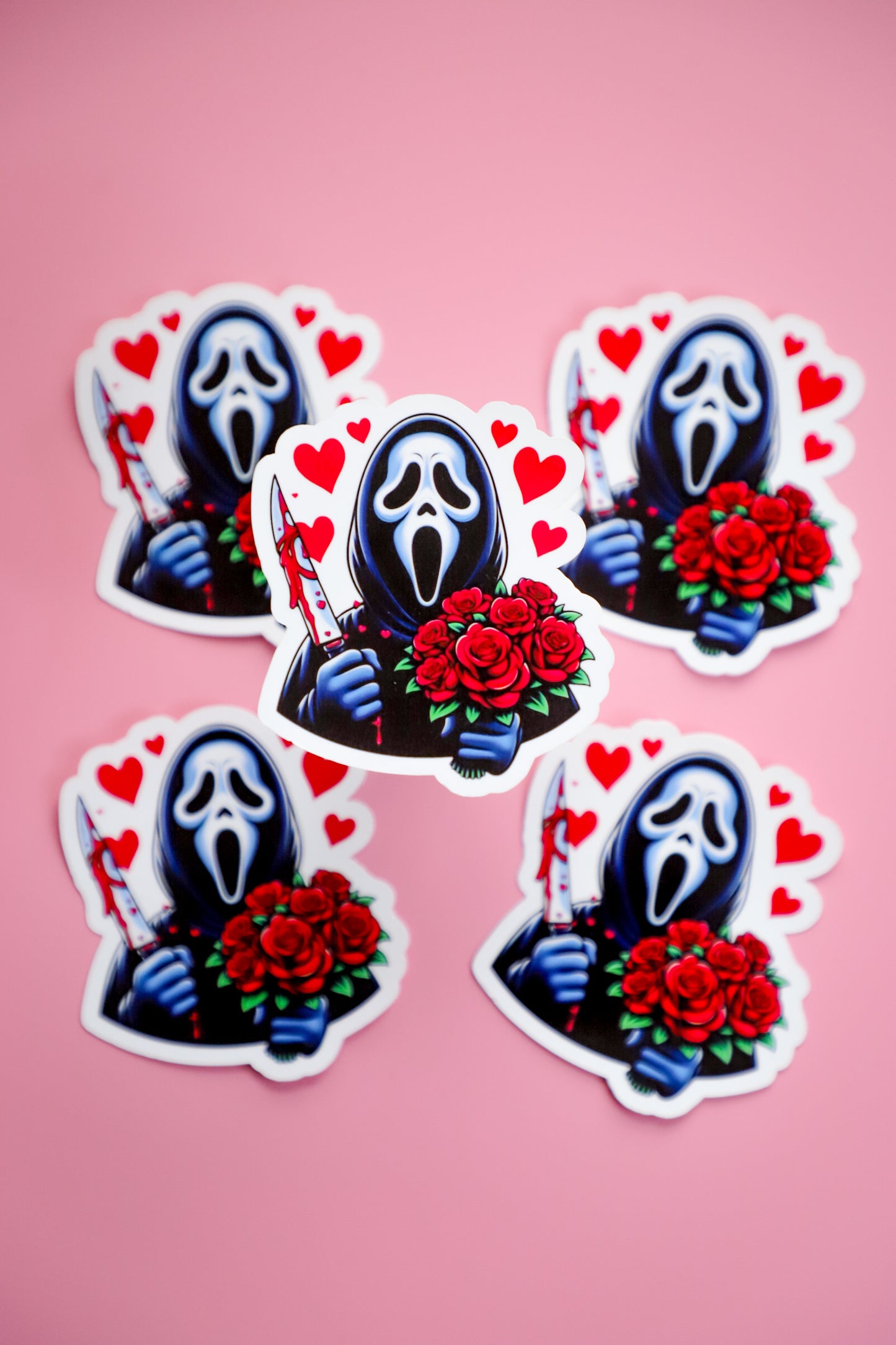 Romantic Ghost Face Sticker
