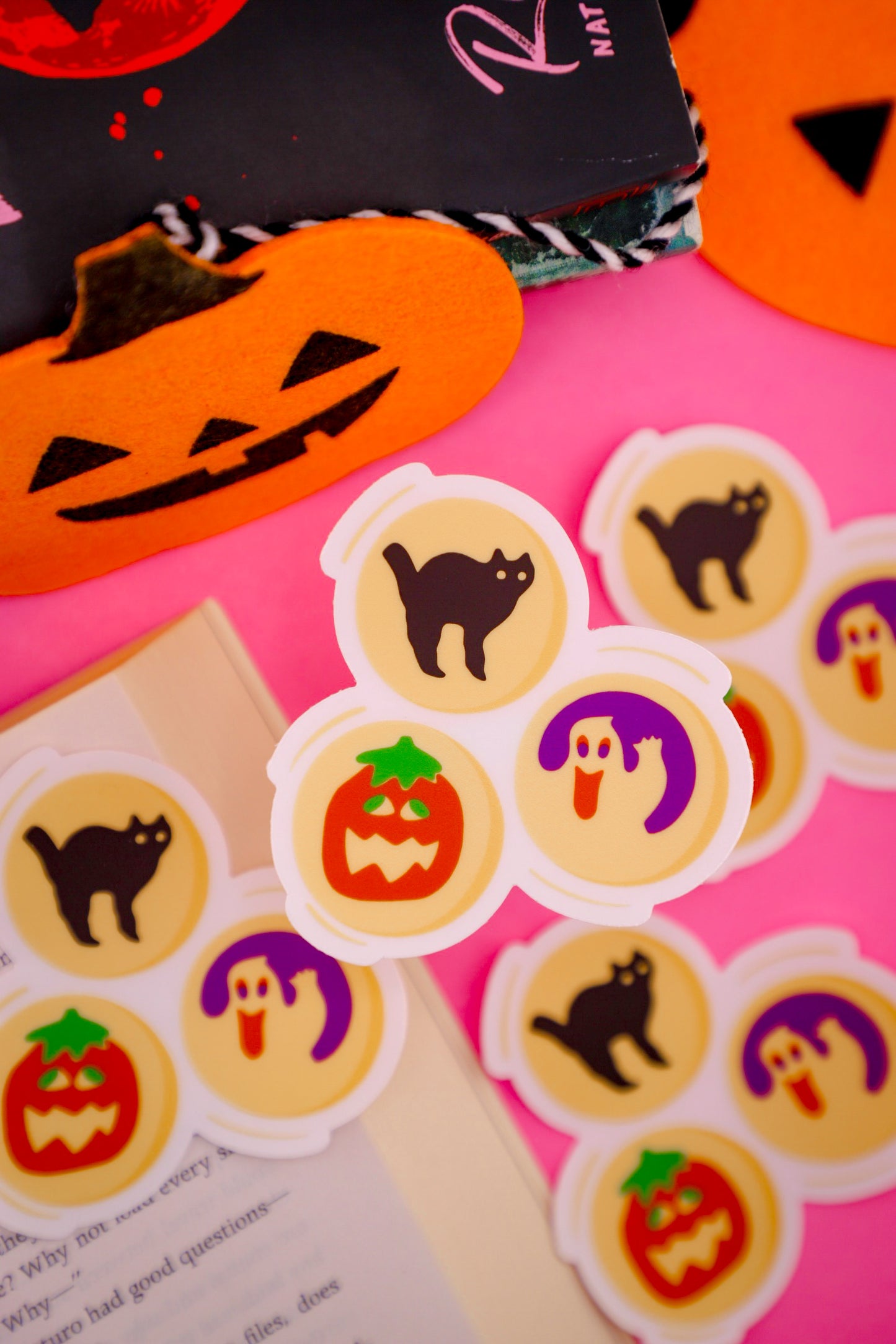 Halloween Cookies Clear Sticker