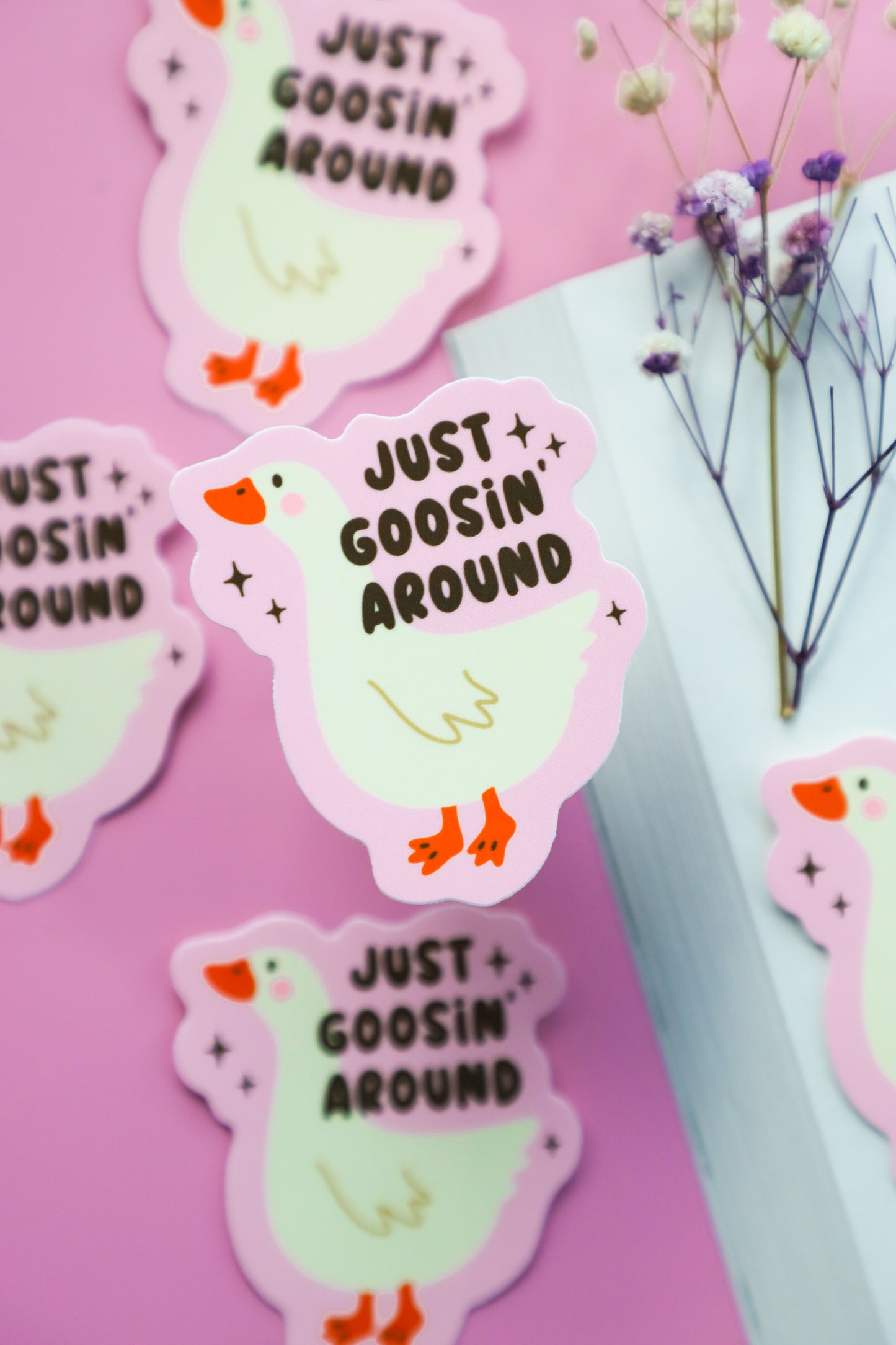 Goosin Around Sticker