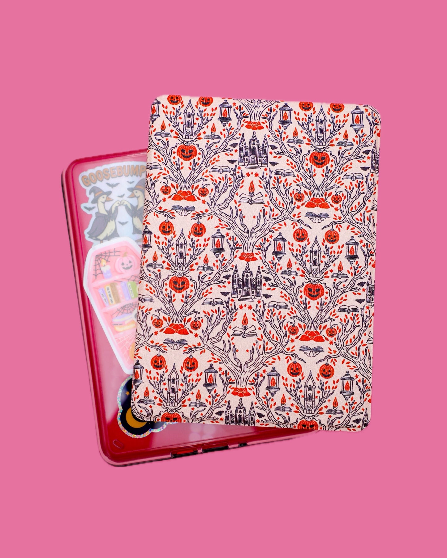 Sleepy Hollow Library Clear Back Kindle Case
