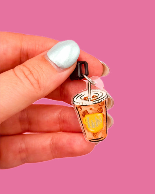 Iced Coffee Kindle Charm