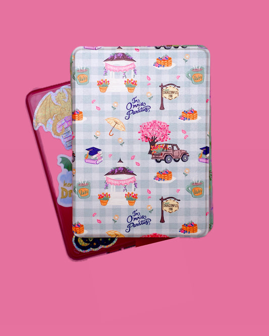 Spring Festival Clear Back Kindle Case