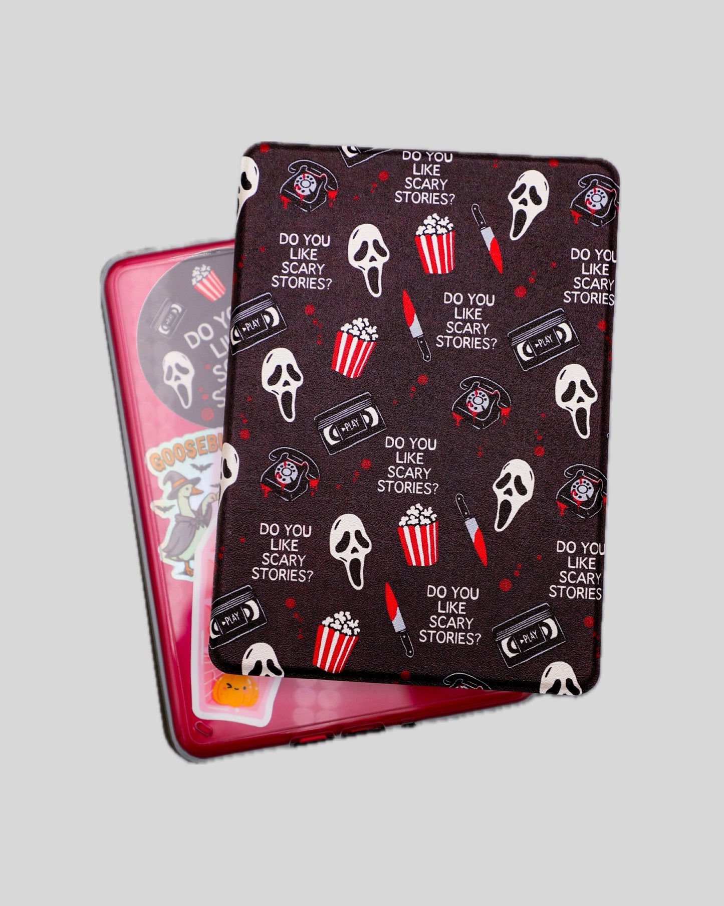 Do You Like Scary Stories Kindle Clear Back Case