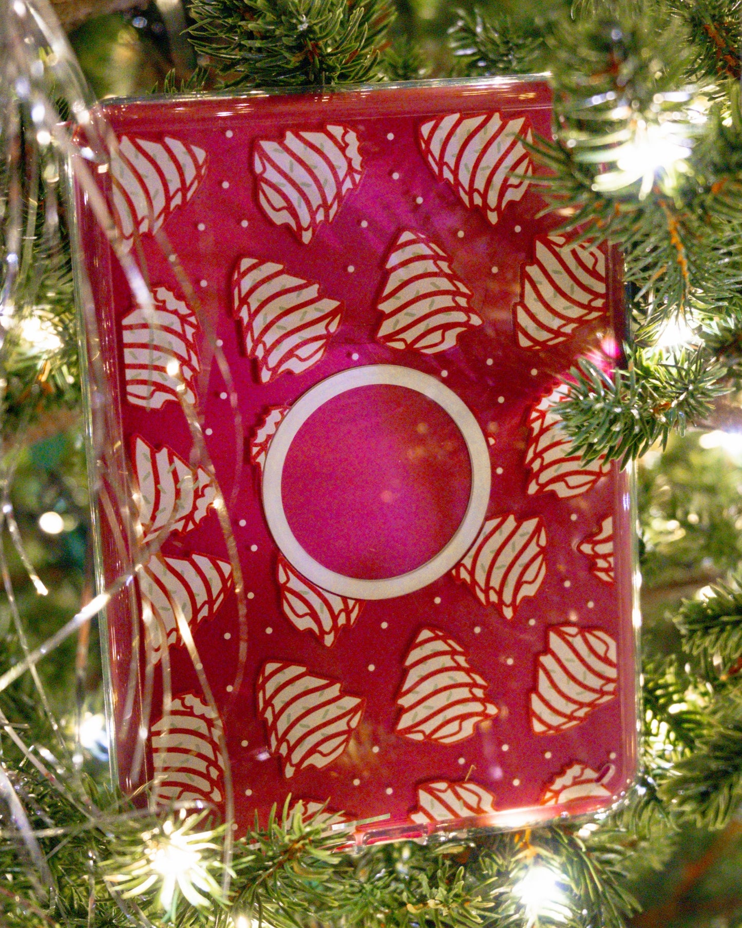 Christmas Tree Cakes Clear Back Kindle Case