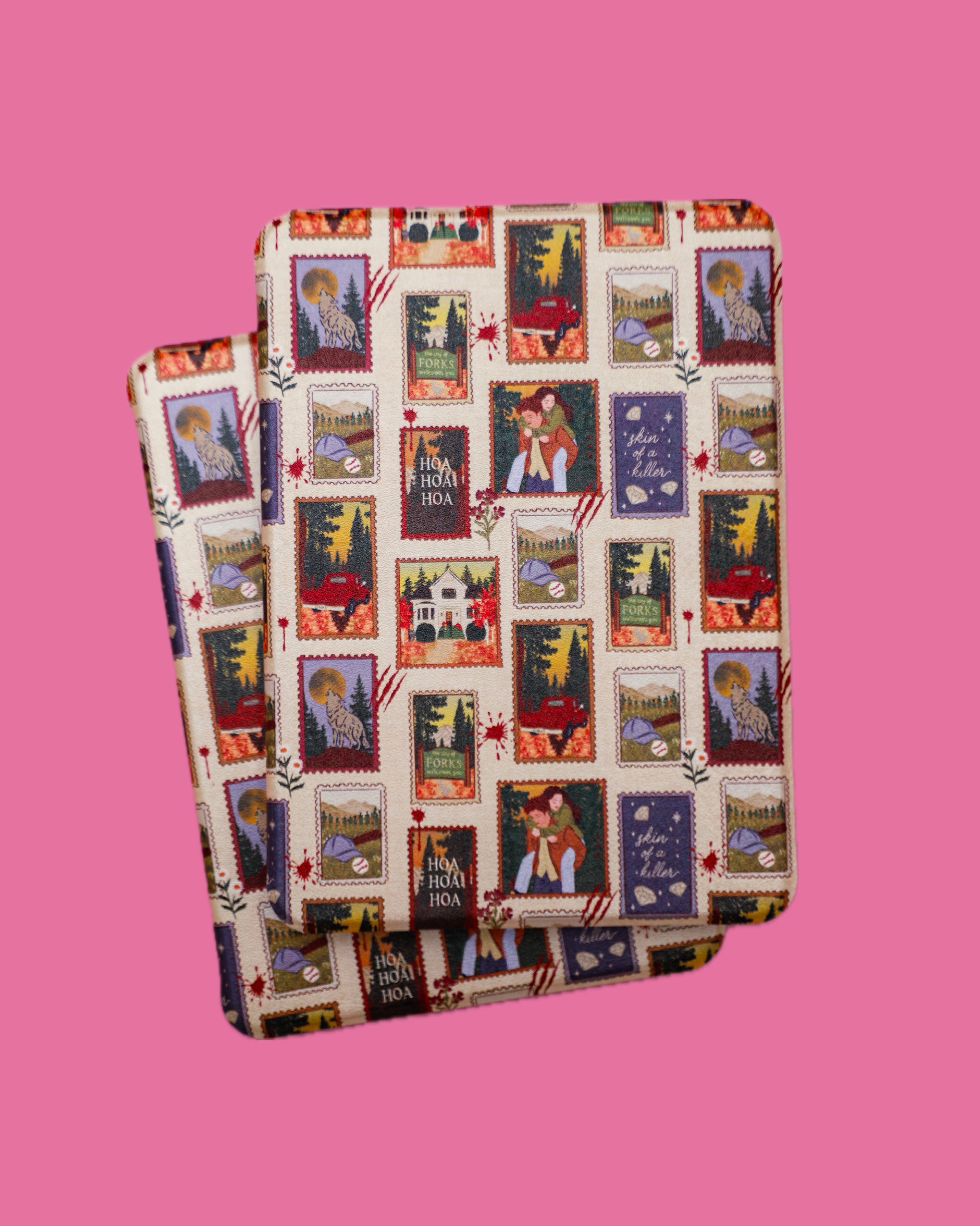 Hoa Hoa Hoa Season Stamps Kindle Case