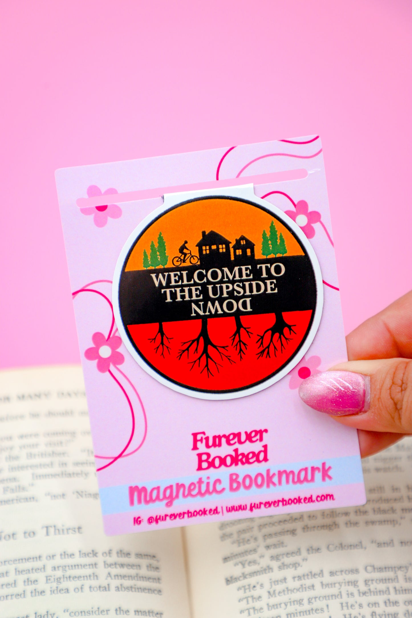 Welcome to the Upside Down Magnetic Bookmark