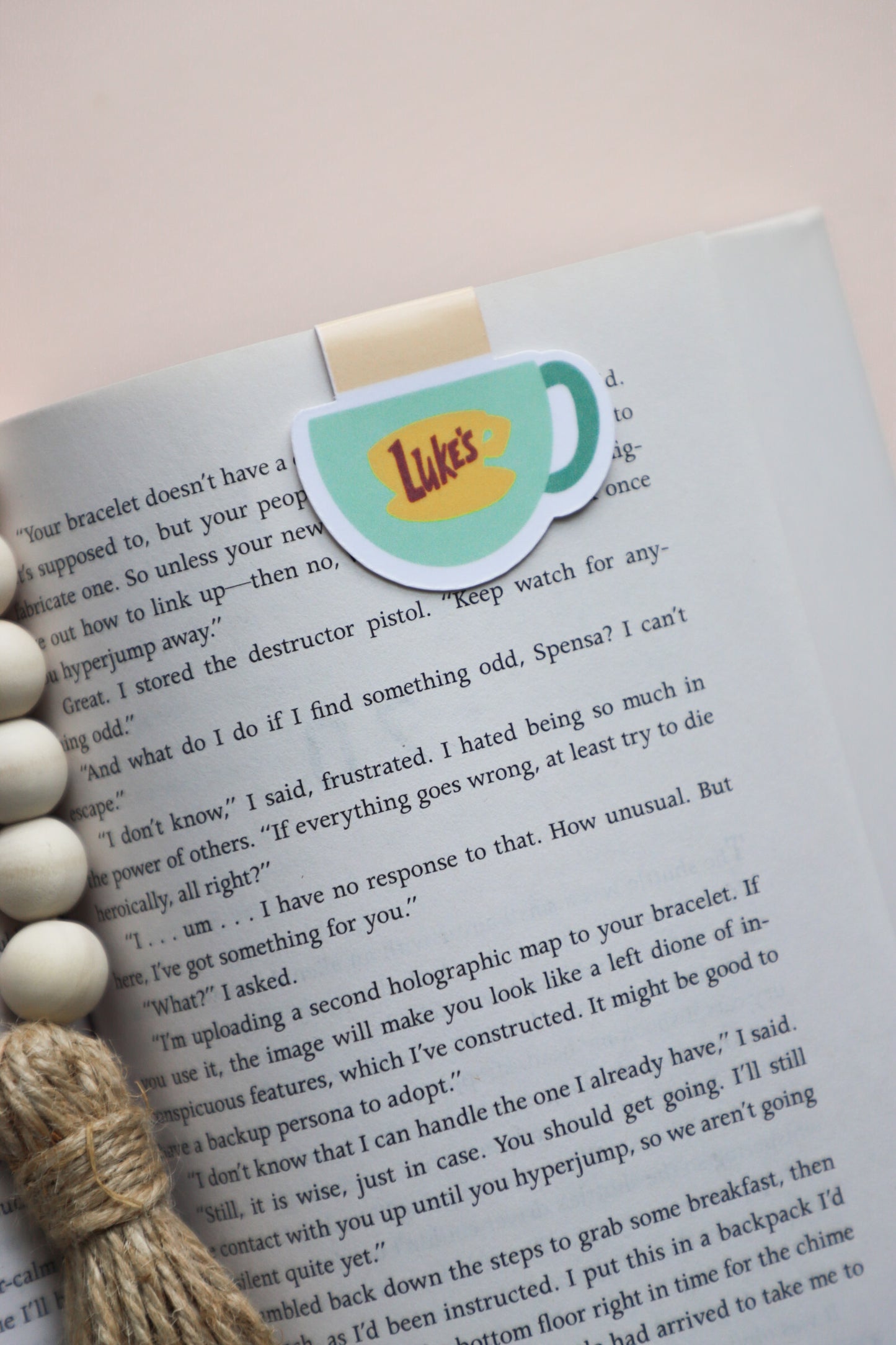 Lukes Coffee Magnetic Bookmark