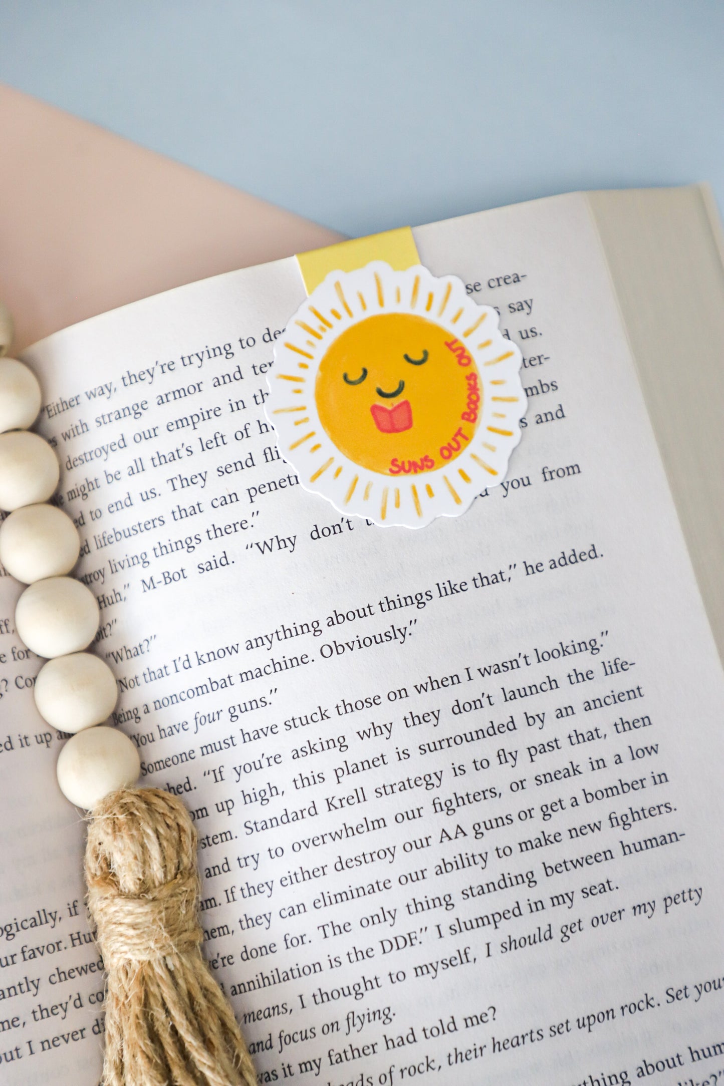 Suns Out Books Out Magnetic Bookmark