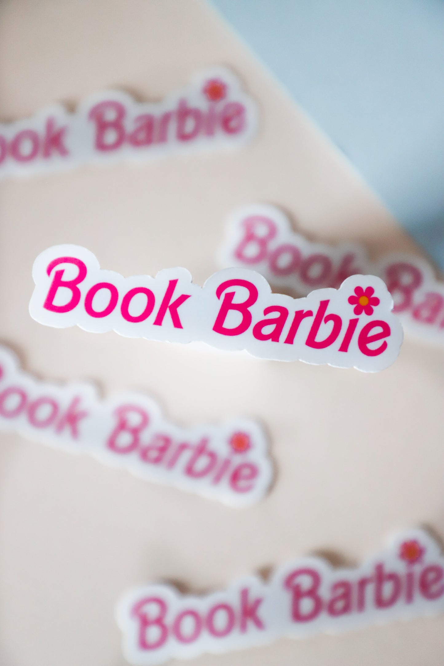 Book Barbie Sticker