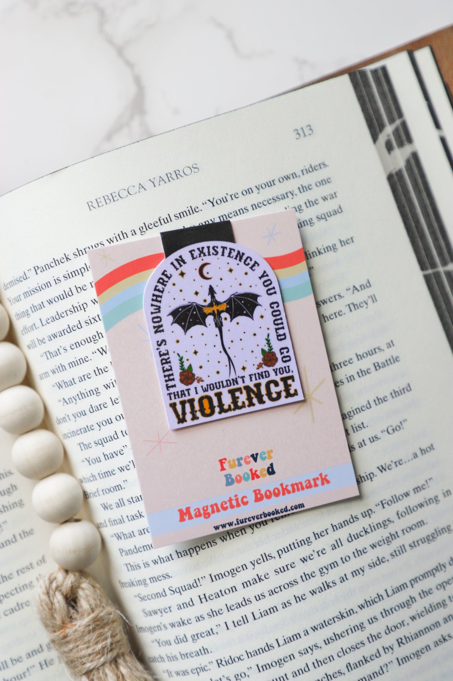 Violence Magnetic Bookmark