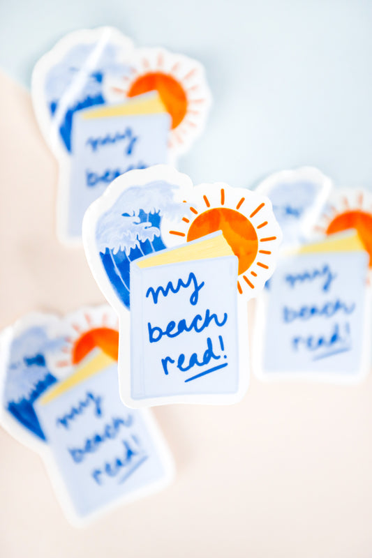 My Beach Read Sticker