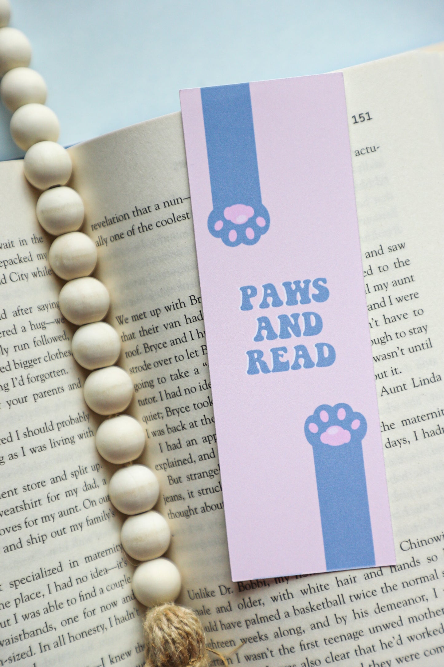 Paws and Read Bookmark