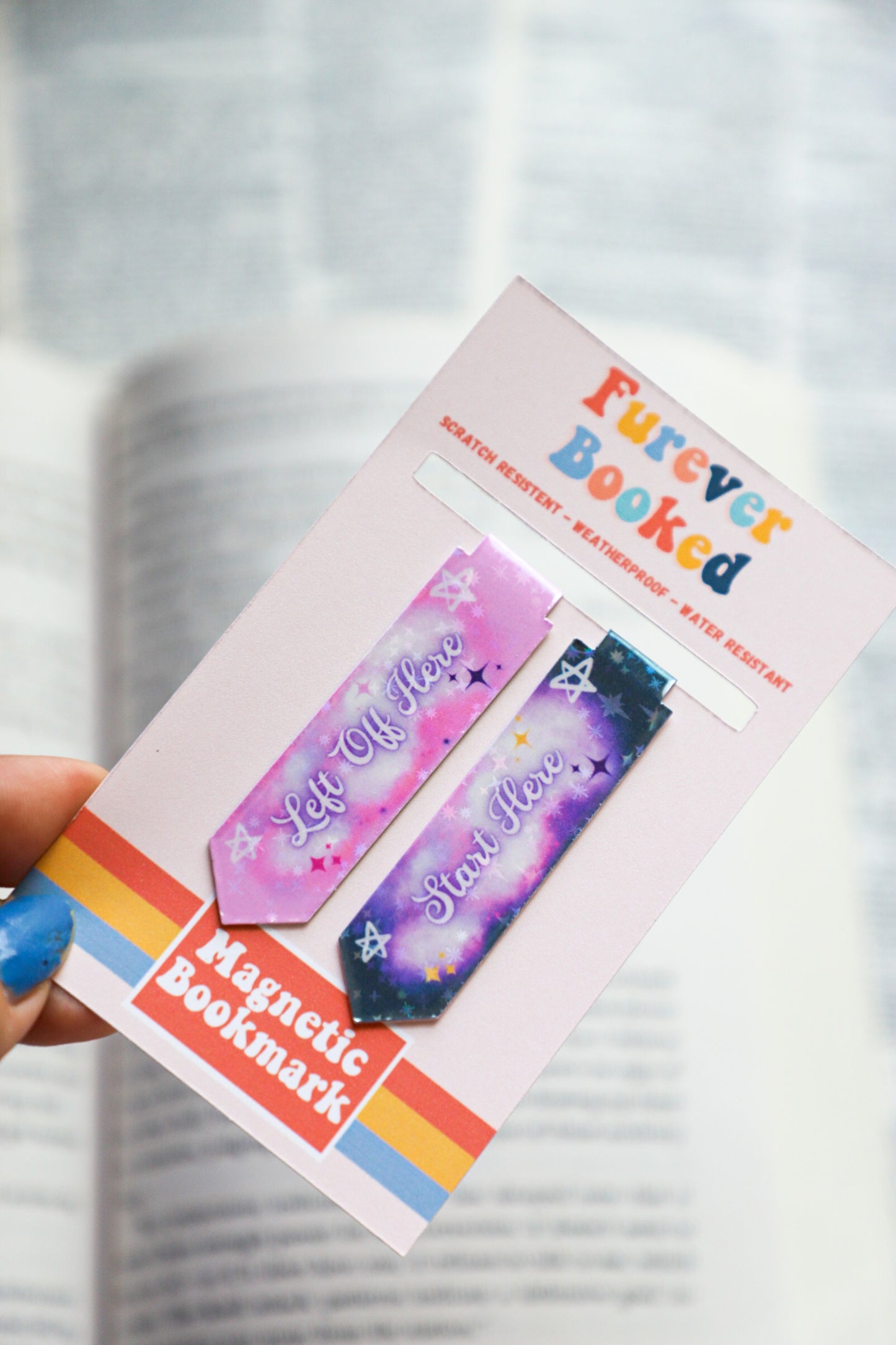 Left Off Here Page Holder Magnetic Bookmark Duo
