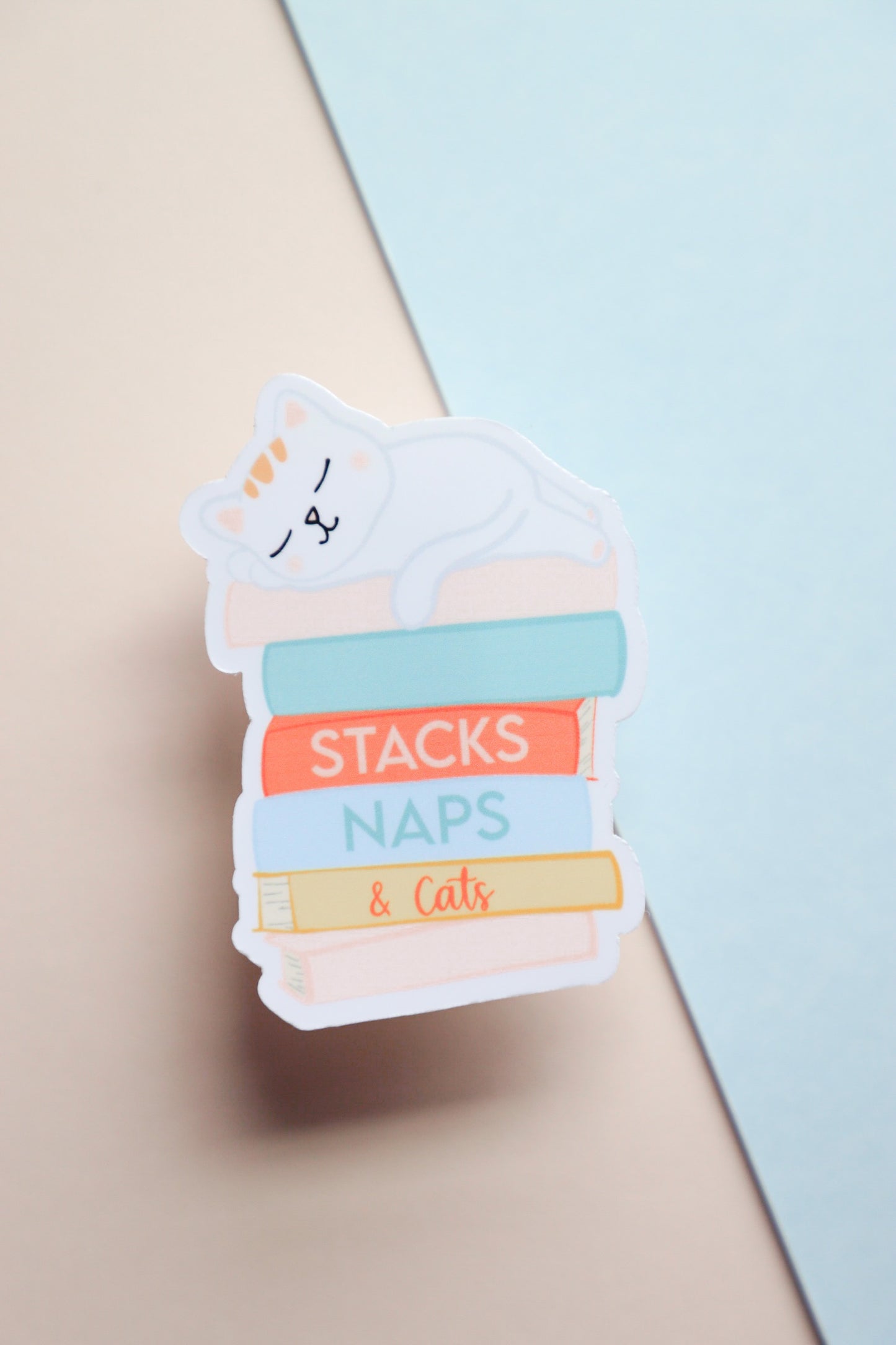 Stacks Naps & Cats Sticker