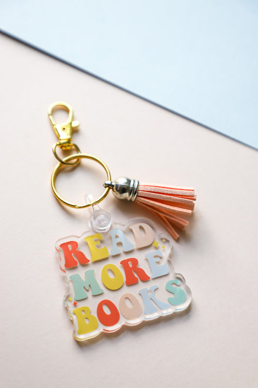 Read More Books Acrylic Keychain